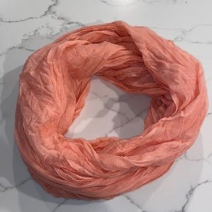 Coral Infinity Scarf